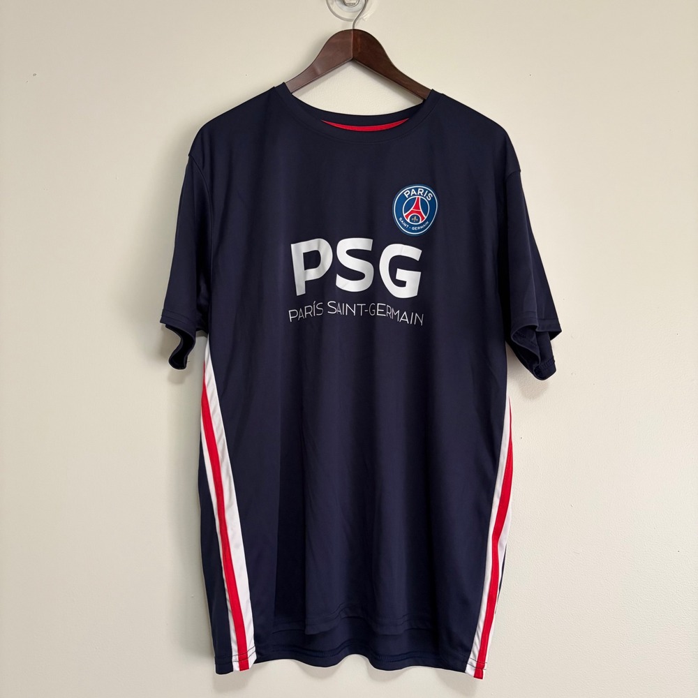 Paris Saint-Germain PSG Mbappe 7 Navy Blue Soccer Jersey Shirt XXL